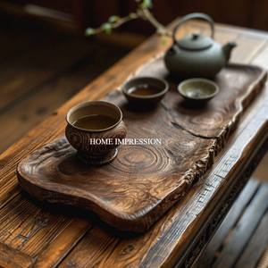 Wooden Serving <b>Tray</b> Rectangle Shape Food Grade Single Tier for Coffee Table Natural Wood Add Rustic Charm OEM Supplier India - Product Image 2