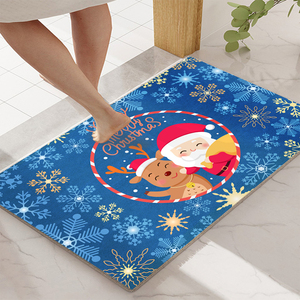 Jupe de sapin de Noël rouge et blanche, thème hivernal, tapis rond confortable pour la base du sapin de Noël, couverture douce pour la décoration intérieure - Product Image 2