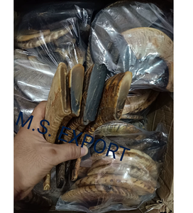 ด้ามมีดทำจากเขาแกะและเขาควายขัดเงาอย่างดี งานฝีมือพื้นบ้านอินเดีย สำหรับงานทำมีดแบบสั่งทำพิเศษ จำหน่ายจำนวนมาก - Product Image 2