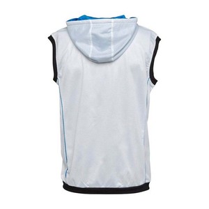 Breathable OEM ODM Service New Arrival Latest Fashion Design Summer Streetwear Cotton Polyester Zip Up <b>Men's</b> <b>Sleeveless</b> <b>Hoodie</b> - Product Image 5