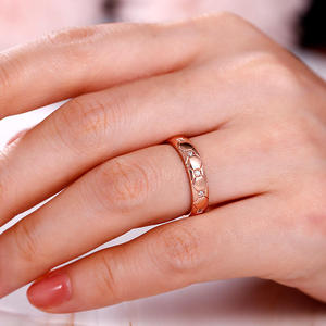 แหวนแต่งงาน Jeulia Eternal Love ชุบโรเดียม เงินสเตอร์ลิง สำหรับผู้หญิง - Product Image 4