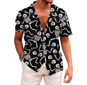 Ringer Summer Beach Floral Camisas para hombres y mujeres Ins Hawaii Loose Printed Camisas de manga corta para parejas - Product Image 1