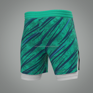 2024 Men's <b>Mid</b> Waist Gym Shorts Breathable 2-in-1 <b>Layer</b> Sport Track Workout Zipper Fly Closure Casual Hot Shorts XS Size Canvas - Product Image 5