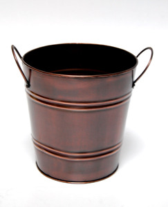 Producto decorativo para decoración del hogar y el jardín, maceta de hierro con maceta de forma ovalada chapada antigua y macetas para venta al por mayor - Product Image 2