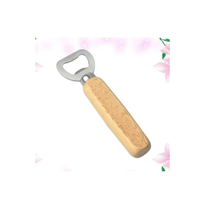 Wood & Stainless Steel <b>Bottle</b> <b>Opener</b> and <b>Keychain</b> and Bars Used Bartenders Beer <b>Bottle</b> <b>Opener</b> Used - Product Image 5