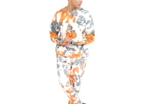 Survêtement durable facile à laver pour hommes 100% coton confortable anti-rides respirant Tie Dye survêtement avec un nouveau design - Product Image 4