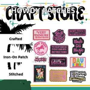 Parche Bordado Hecho a Mano con Letras Inglesas Estilo Vaquero Occidental, de Nailon con Impresión Digital y Lentejuelas Termoadhesivas, Personalizado, Unisex - Product Image 3