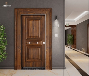 ABSDOOR NEST Porte d'entrée intérieure moderne en acier DKP Haute sécurité Isolation thermique et acoustique Design artisanal Villa Appartement EN - Product Image 4