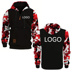 แจ็กเก็ตกันน้ำสำหรับวิ่งกีฬาฤดูหนาวพร้อมฮู้ดสำหรับผู้ชายผ้าโพลีเอสเตอร์/ ผ้าฝ้ายสีดำพิมพ์โลโก้ได้ตามต้องการ - Product Image 4