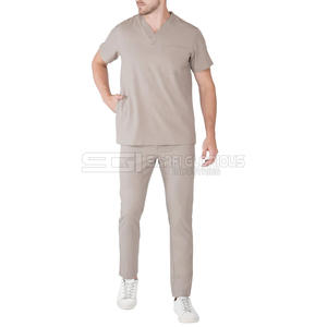Uniforme Médico de Último Diseño, Uniformes Médicos Transpirables de Alta Calidad, Conjuntos de Uniformes Médicos con Cuello Alto y Manga Corta, Uniforme Médico a Precio Razonable - Product Image 1