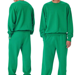 Conjunto de pantalones de chándal acampanados de alta calidad con logotipo personalizado 2025, conjunto de chándal deportivo, chándal de dos piezas para correr para hombre, Invierno - Product Image 3