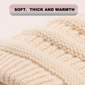 Gorro de punto de lana de alta calidad Unisex, accesorios de invierno con logotipo personalizado, servicio OEM suave para adultos para viajes - Product Image 5