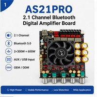 Module amplificateur audio numérique haute puissance AS21PRO 2.1 canaux 300W*2+600W TPA3255, directement de l'usine