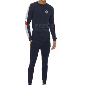 Conjunto de sudadera con capucha y cremallera para hombre con logotipo personalizado Ideal para gimnasio y estilo callejero - Product Image 5
