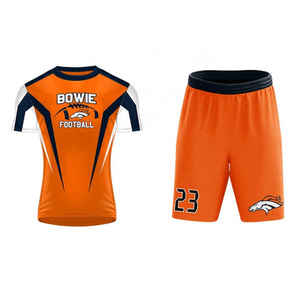 Uniforme de football 7v7 OEM de haute qualité, personnalisé, imprimé par sublimation, à séchage rapide, pour hommes, quatre saisons, vente en gros - Product Image 6