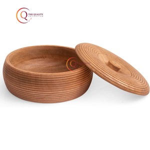 หม้อปรุงอาหารพร้อมฝาไม้ขัดเงาสไตล์อาหรับสำหรับตกแต่งห้องครัว - Product Image 4