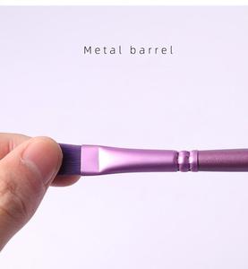 Bview ชุดแปรงผมไนลอนสีน้ำแบบกลมปลายแบนหลากหลายสำหรับการระบายสีแบบมืออาชีพด้ามจับ<span class=keywords><strong>ไม้</strong></span> - Product Image 3