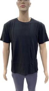 T-shirt pour homme en coton 100% de qualité supérieure, écologique, à séchage rapide, couleur unie, impression personnalisable, fabriqué en Inde - Product Image 3