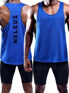 Wholesale Custom Cotton <b>Stringer</b> Gym <b>Vest</b> Fitness Singlet Workout Muscle Bodybuilding Breathable Men's <b>Vests</b> - Product Image 4