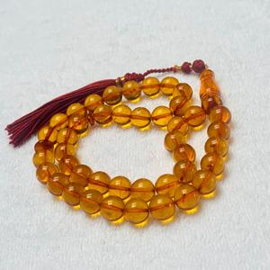 ลูกปัดอำพันอิสลามคอนญักธรรมชาติ Baltic, misbaha Amber beads - Product Image 3