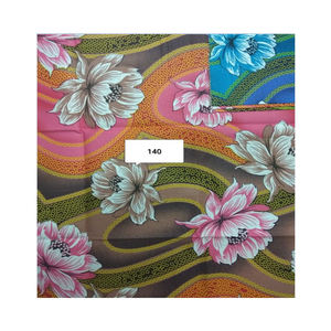 Qualité supérieure 150gsm coton peigné satin tissu multicolore doux tissé fleurs écologique King Size accessoires légers - Product Image 2