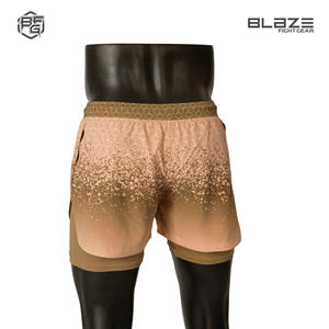 Pantalones cortos de Jiu Jitsu MMA de alta calidad para hombres, ropa de artes marciales para adultos para hombres, entrenamiento jym, trotar y entrenar para moq bajo - Product Image 3