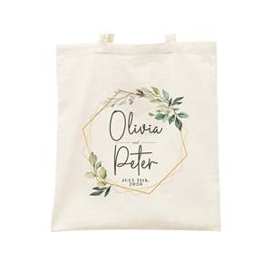 Personalized Cotton Tote <b>Bags</b> for <b>Wedding</b> Bridal Party & Bridesmaid <b>Gifts</b> Screen Printed for Storage Dust Use Customizable Logo - Product Image 1