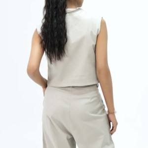 Chaleco de algodón ecológico de bambú para uso activo, secado rápido, antiolor, adecuado para gimnasio y actividades al aire libre - Product Image 4