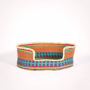 Seagrass Basket Dog Bolga Baskets <b>Hand</b> Woven Bed for Pets Quality Pet Beds From Vietnam Cheap Price Bulk Quantity - Product Image 2