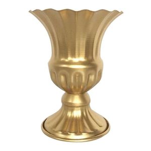 Florero de hierro alto de calidad premium para arreglos florales artificiales e interiores de casas de estilo rústico - Product Image 2