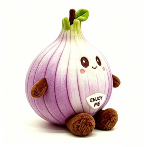 Onion Plush, Veggie Stuffed Toy, <b>cuddle</b> Food Plush, Novelty Vegetable Plush - Product Image 4