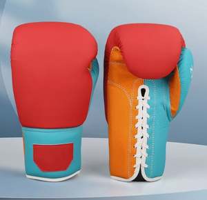 ถุงมือชกมวย TWINS IP-300 สำหรับมวยไทย ฝึกซ้อม ต่อยมวย ระดับมืออาชีพ หนังวัวแท้คุณภาพสูง หนา 4 ชั้น - Product Image 1