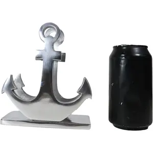 Porte-serviettes en fer brodé moderne avec base en bois, écologique, fait main, logo personnalisé, accessoires de décoration de mariage, Zahid Exports - Product Image 4