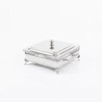 Plat de service chaud en acier inoxydable de qualité supérieure, design moderne et classique, écologique, avec couvercle à bouton, compatible avec toutes les cuisinières, personnalisable