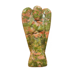 Wholesale Unakite Angel Carved Quartz Gemstone <b>Crystal</b> Figurines Natural Healing Chakra Reiki Angel Carving <b>Other</b> <b>Crystal</b> <b>Crafts</b> - Product Image 1