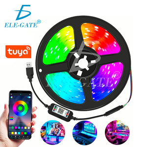 Strisce LED RGB 5050 da 7 Metri con Controllo App Bluetooth, IC WS2812B, PCB Nero, Controllo Vocale, 6500K CCT, Barre Luminose LED da 10M - Product Image 2