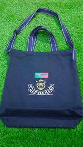 Bolsa de compras de lona pesada impresa personalizada Eco-Reciclable y reutilizable en color natural para compras de comestibles - Product Image 5