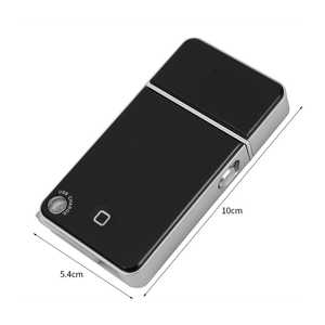 Rasoir électrique rechargeable USB pour hommes, étanche IPX7, tondeuse à barbe avec tête flottante pour le rasage du visage en garage - Product Image 3