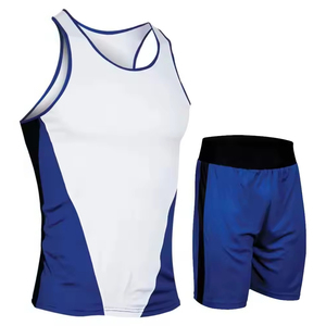 Ensemble de boxe pour homme 2026, léger et respirant, short en polyester/coton et maillot sans manches avec logo frontal, équipement d'entraînement - Product Image 6