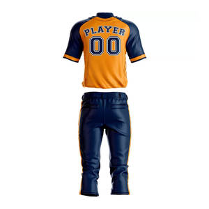 Uniformes de Béisbol Transpirables de Alta Calidad 100% Poliéster con Opciones Personalizables y Servicio OEM - Product Image 5