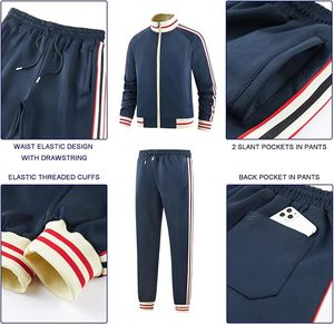 Conjunto Deportivo de 2 Piezas con Cremallera Unisex de Alta Calidad 2026, Diseño Personalizado con Logotipo Impreso, Última Moda para Invierno, Precio al por Mayor - Product Image 4