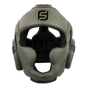 Casco más vendido para boxeo Protector de cabeza de boxeo de alta calidad Protector de cabeza profesional personalizado Embalaje personalizado Cuero PK - Product Image 1