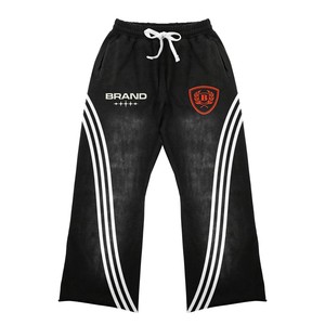 Chándales estampados de diseño personalizado de manga larga de color gris de fabricante de ropa personalizada para chándales con cierre de cremallera para hombre - Product Image 5