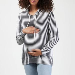 เสื้อคลุมมีฮู้ดสำหรับผู้หญิงเสื้อสเวตเชิ้ตให้นมบุตรมีกระเป๋าสำหรับคุณแม่คุณแม่ให้นมลูกแบบเรียบสำหรับฤดูหนาว - Product Image 5