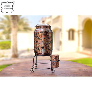 Dispensador de enfriador de agua de calidad pura hecho a mano indio precios razonables para uso al aire libre Drinkware y enfriador de agua - Product Image 4