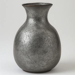 Jarrón de metal antiguo de lujo diseñado con pulido rústico perfecto para elegantes casas de vacaciones arreglos florales decorativos de temporada - Product Image 2