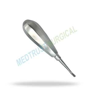 Elevador Quirúrgico Dental de Borde Cincelado 100 con Mango Pequeño para Extracción Dental y Elevación de Raíces - Product Image 4
