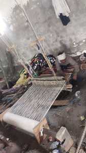 Alfombra de puerta de algodón bohemio hecha a mano alfombra de suelo decorativa tejida con patrón de rompecabezas estilo Chindi Boho" - Product Image 4