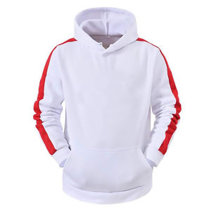 Men Sport <b>Striped</b> Casual Hoodies Charm Fashion Solid Color Thermal Hip Hop Fleece Hoody Mens Hoodie Streetwear. - Product Image 1