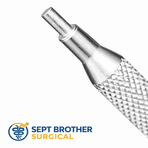 ด้ามจับผ่าตัดสแตนเลสพร้อมด้ามจับแบบมีลาย |   เครื่องมือแพทย์แบบใช้ซ้ำได้ - Product Image 4